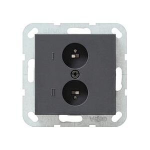 Gira 040228 Lautsprecher-Steckdose - IP20 - Anthrazit Gira 040228 Lautsprecher-Steckdose - IP20 - Anthrazit