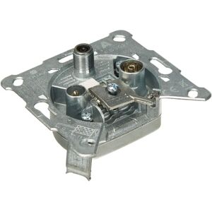 Gira Antenne Stopcontact - 3 Uitgangen - IP20 - Zilver - Satelliet & Aard Gira Antenne Stopcontact - 3 Uitgangen - IP20 - Zilver - Satelliet & Aard