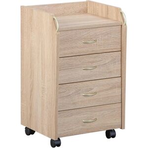 MID.YOU Novi Holzfarben Rollcontainer - Büromöbel MID.YOU Novi Holzfarben Rollcontainer - Büromöbel