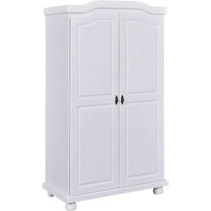 Dulap alb Hedda Inter Link - 2 uși, pin, 104x180x56cm - Dulap Dulap alb Hedda Inter Link - 2 uși, pin, 104x180x56cm - Dulap