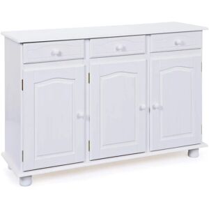 Inter Link LIVETASTIC Dulap din pin alb - Sideboard Inter Link LIVETASTIC Dulap din pin alb - Sideboard
