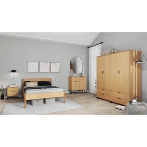 VYRNO Naturkiefer Zweibett 140x200 - Bett VYRNO Naturkiefer Zweibett 140x200 - Bett