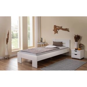 Patul Annik Alb 90x200cm - Pat Patul Annik Alb 90x200cm - Pat