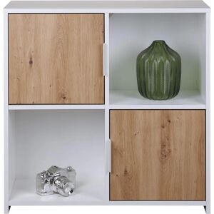 Ebuy24 Pepeto Hylleskap - Modern Design, To Dører, To Hyller Ebuy24 Pepeto Hylleskap - Modern Design, To Dører, To Hyller