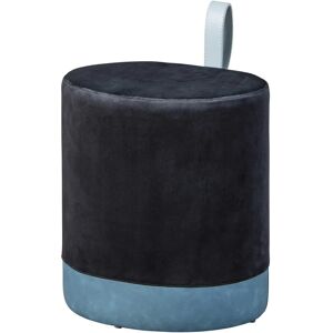 INOSIGN Osane Zwart Gepolsterd Krukje - Hocker INOSIGN Osane Zwart Gepolsterd Krukje - Hocker