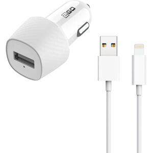 2GO 797252 Mobiele Apparaad Oplader - USB, Wit, 12V/24V, Auto 2GO 797252 Mobiele Apparaad Oplader - USB, Wit, 12V/24V, Auto
