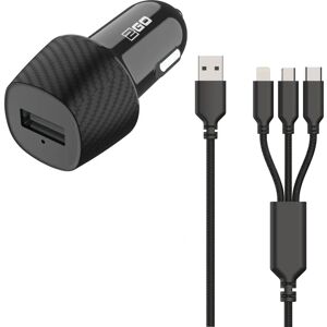 Chargeur voiture universel 2GO 797258 - Noir - Chargeur pour appareils mobiles - Publicité Chargeur voiture universel 2GO 797258 - Noir - Chargeur pour appareils mobiles - Publicité