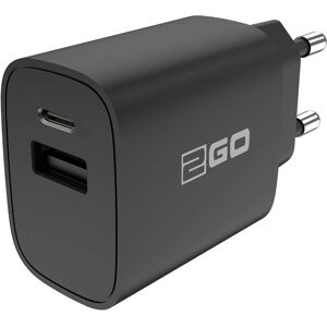 2GO Universell snabbladdare - Mobil enhetsladdare - Svart 2GO Universell snabbladdare - Mobil enhetsladdare - Svart