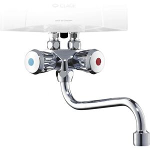CLAGE SMB Wall-Mounted Two-Handle Mixer for Small Electric Water Heater CLAGE SMB Wall-Mounted Two-Handle Mixer for Small Electric Water Heater