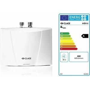 CLAGE - MBH 6 - 5,7 kW - 230 V - Water heater - Publicité CLAGE - MBH 6 - 5,7 kW - 230 V - Water heater - Publicité