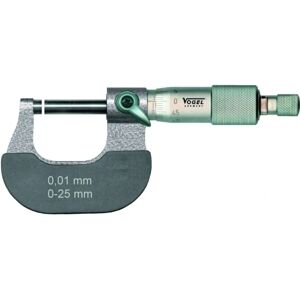 Vogel 231351 Mikrometer - Bereik 0-25mm - DIN 863 - Staal Vogel 231351 Mikrometer - Bereik 0-25mm - DIN 863 - Staal