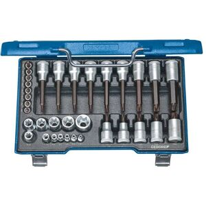 Gedore 6129440 Screwdriver Bits Set - 34pcs, TORX, 1/4" & 1/2" Gedore 6129440 Screwdriver Bits Set - 34pcs, TORX, 1/4" & 1/2"