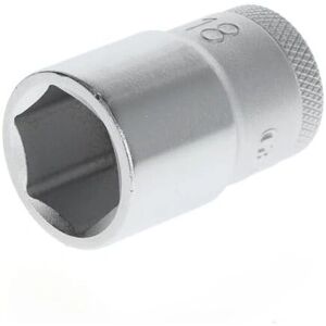 Gedore Kompakt Steckschlüssel - 18 mm - 1/2 Zoll - Sechskant - Robustes Stahl Gedore Kompakt Steckschlüssel - 18 mm - 1/2 Zoll - Sechskant - Robustes Stahl