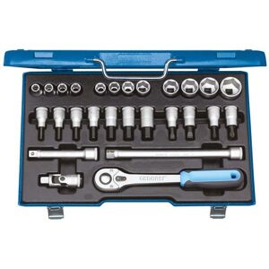 Gedore 6139750 Steeksleutel Set - 27-delig, 1/2 inch Gedore 6139750 Steeksleutel Set - 27-delig, 1/2 inch