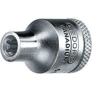 Bussole Gedore E14 - M12, 3/8 pollici, Cromato Bussole Gedore E14 - M12, 3/8 pollici, Cromato