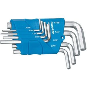 Gedore 1505424 Hex Key Set - 8 pcs, Imperial, Chrome-Vanadium Steel Gedore 1505424 Hex Key Set - 8 pcs, Imperial, Chrome-Vanadium Steel