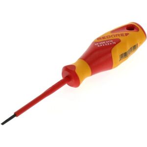 Gedore 1612220 Manual Screwdriver - VDE 2.5 mm Straight Blade Gedore 1612220 Manual Screwdriver - VDE 2.5 mm Straight Blade