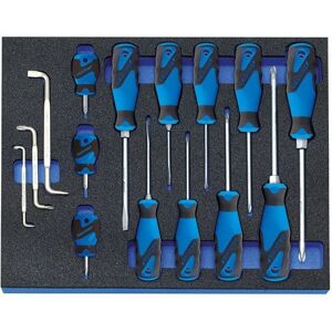 Gedore Model 2016311 Blue Line 15-Piece Screwdriver Set - Screwdriver Set Gedore Model 2016311 Blue Line 15-Piece Screwdriver Set - Screwdriver Set