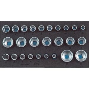 Gedore 1500 CT1-19 Socket Set - 26 Pieces Gedore 1500 CT1-19 Socket Set - 26 Pieces