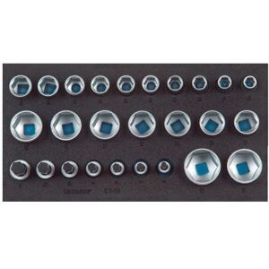 Gedore 1500 CT1-19 Socket Set - 26 Pieces Gedore 1500 CT1-19 Socket Set - 26 Pieces