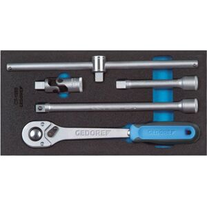 Gedore Blue 1500 CT1-1993 T Tool Module - 5-piece 1/3 set Gedore Blue 1500 CT1-1993 T Tool Module - 5-piece 1/3 set