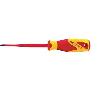 Gedore 2162 PZ 1 VDE Screwdriver - Full Insulated, Ergonomic Handle Gedore 2162 PZ 1 VDE Screwdriver - Full Insulated, Ergonomic Handle