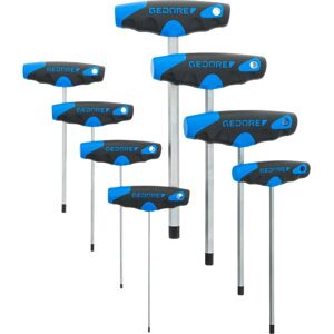 Gedore 2142 T-008 T-handle Hex Key Set - Screwdriver Set Gedore 2142 T-008 T-handle Hex Key Set - Screwdriver Set