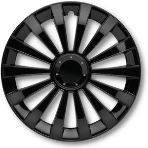 Albrecht Meridian 16 tommers svarte hjulkapsler - Hjulkapsler for stålfelger Albrecht Meridian 16 tommers svarte hjulkapsler - Hjulkapsler for stålfelger