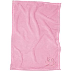 Couverture en polaire Playshoes pour bébé - Rose - 100x150cm Couverture en polaire Playshoes pour bébé - Rose - 100x150cm
