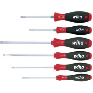Wiha SoftFinish Schraubenzieher-Set - Flachkopf/Pozidriv - 6 Stück Wiha SoftFinish Schraubenzieher-Set - Flachkopf/Pozidriv - 6 Stück