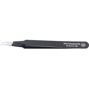 WIHA ZP24014 Antistatic SMD Tweezers - 50° Bent, Narrow Tip - SMD Tweezers WIHA ZP24014 Antistatic SMD Tweezers - 50° Bent, Narrow Tip - SMD Tweezers