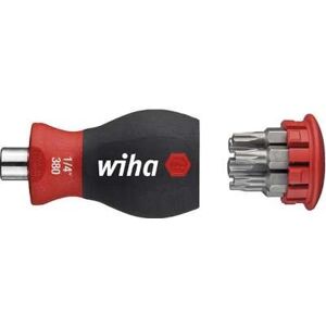 Wiha 33743 Multi-bit Screwdriver - Magnetic, Stubby, 1/4" Wiha 33743 Multi-bit Screwdriver - Magnetic, Stubby, 1/4"