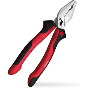 Wiha Industrial Combination Pliers - 180mm - Red/Black Wiha Industrial Combination Pliers - 180mm - Red/Black
