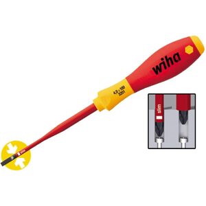 Wiha 35390 VDE Insulated Slotted Screwdriver - 4.0mm Wiha 35390 VDE Insulated Slotted Screwdriver - 4.0mm
