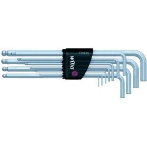 Wiha Compact Hex Key Set 11 pcs - Hexagon Ball-End L-Keys Wiha Compact Hex Key Set 11 pcs - Hexagon Ball-End L-Keys