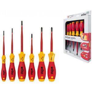 Wiha 38362 Elektriker-Schrauberset - Schlitz, Phillips, Pozidriv - 6 Stück Wiha 38362 Elektriker-Schrauberset - Schlitz, Phillips, Pozidriv - 6 Stück
