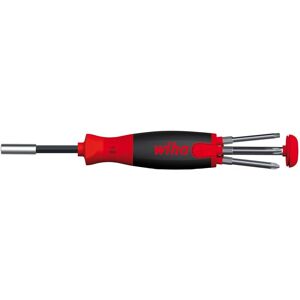 Wiha LiftUp Magnetisch Schroevendraaier met 6 Bits 1/4" 70mm Wiha LiftUp Magnetisch Schroevendraaier met 6 Bits 1/4" 70mm