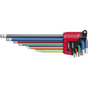 Wiha 41979 Sæt af sekskantede nøgler - 9 stk. Wiha 41979 Sæt af sekskantede nøgler - 9 stk.