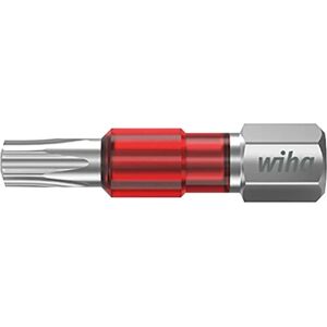 Wiha Rote T25 Torx-Bit - Stoßfest 5 Stück Wiha Rote T25 Torx-Bit - Stoßfest 5 Stück