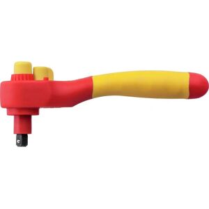 Wiha Insulated Ratchet Wrench - 145mm, 1/4" - IEC 60900 Wiha Insulated Ratchet Wrench - 145mm, 1/4" - IEC 60900