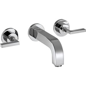 Hansgrohe Axor Citterio Amestecător de lavoar montat pe perete - 3 găuri, 162mm duză Hansgrohe Axor Citterio Amestecător de lavoar montat pe perete - 3 găuri, 162mm duză