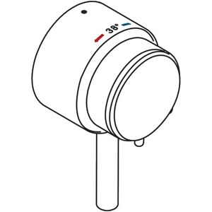 Hansgrohe 25971000 - Douchapparaat met Triostat-bediening Hansgrohe 25971000 - Douchapparaat met Triostat-bediening