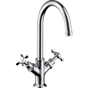Hansgrohe Axor Montreux 210 Kraan - Kruisgrepen, Draai, 5 l/min Hansgrohe Axor Montreux 210 Kraan - Kruisgrepen, Draai, 5 l/min