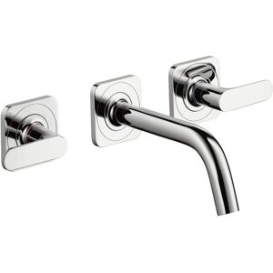 Hansgrohe Axor Citterio Grifería de lavabo empotrada, pared, 3 agujeros, caño 166 mm Hansgrohe Axor Citterio Grifería de lavabo empotrada, pared, 3 agujeros, caño 166 mm