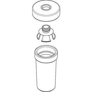 Hansgrohe Model 98543000 - Lotionverdeler Hansgrohe Model 98543000 - Lotionverdeler