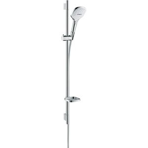 Hansgrohe Raindance Select E Shower Set - White/Chrome - 120mm Hansgrohe Raindance Select E Shower Set - White/Chrome - 120mm