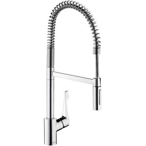 Hansgrohe Cento - Mezclador de cocina semiprofesional, alto, EcoSmart, cromo - Cocina Hansgrohe Cento - Mezclador de cocina semiprofesional, alto, EcoSmart, cromo - Cocina
