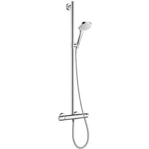 Système de Douche Hansgrohe Croma Select E - Blanc/Chrome Système de Douche Hansgrohe Croma Select E - Blanc/Chrome