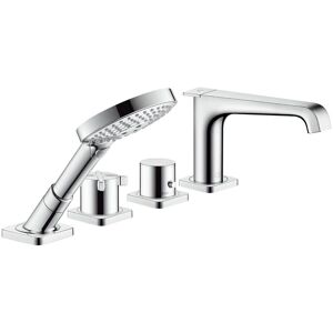 Set duș cu termostat Hansgrohe Axor Citterio E - Montaj pe perete cu 4 găuri, cromat Set duș cu termostat Hansgrohe Axor Citterio E - Montaj pe perete cu 4 găuri, cromat
