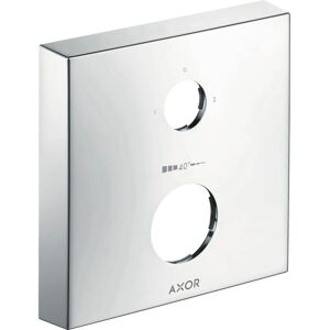 Hansgrohe Axor Uitbreidingsplaat - Hoekig, 2 Gaten, Temperatuurmarkering Hansgrohe Axor Uitbreidingsplaat - Hoekig, 2 Gaten, Temperatuurmarkering